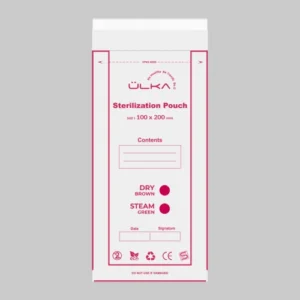 Kraft sterilization bags with indicator