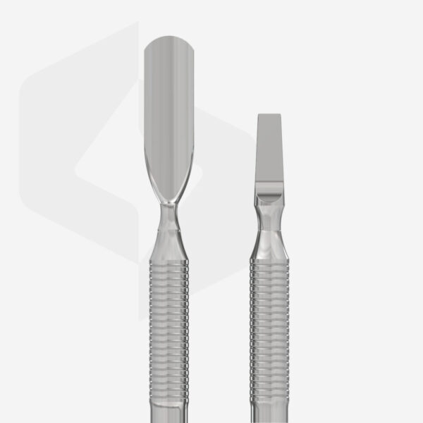 Manicure pusher EXPERT 30 TYPE 5 (rounded wide pusher and straight blade) - Image 2