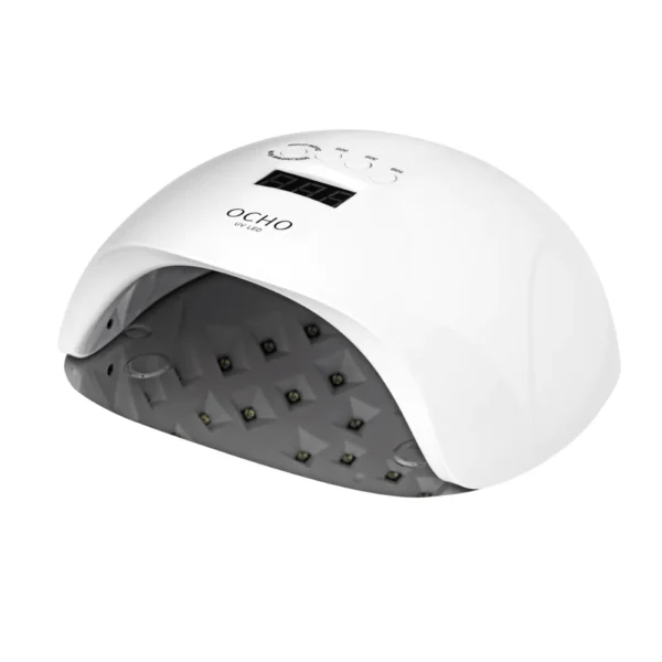 UV LED Lamp OCHO NAILS X13 65W white with mirrored bottom - Image 2