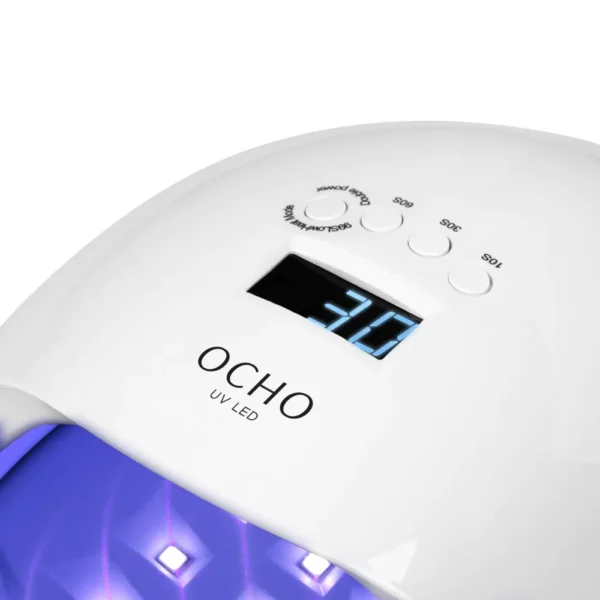 UV LED Lamp OCHO NAILS X13 65W white with mirrored bottom - Image 5