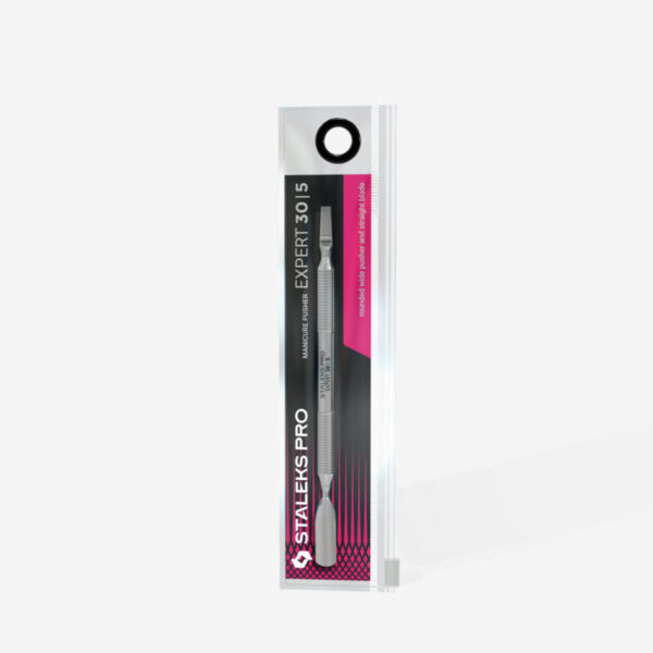 Manicure pusher EXPERT 30 TYPE 5 (rounded wide pusher and straight blade) - Image 4