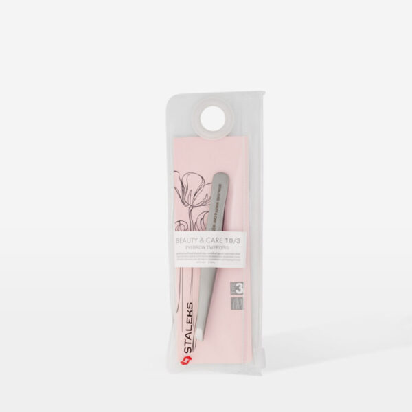 Eyebrow tweezers BEAUTY & CARE 10 TYPE 3 (wide beveled) - Image 4